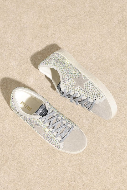 Glam Rhinestone Sneakers