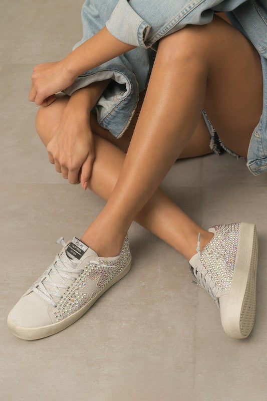 Glam Rhinestone Sneakers