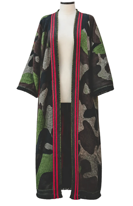 Rami Women's Camo Knit Duster