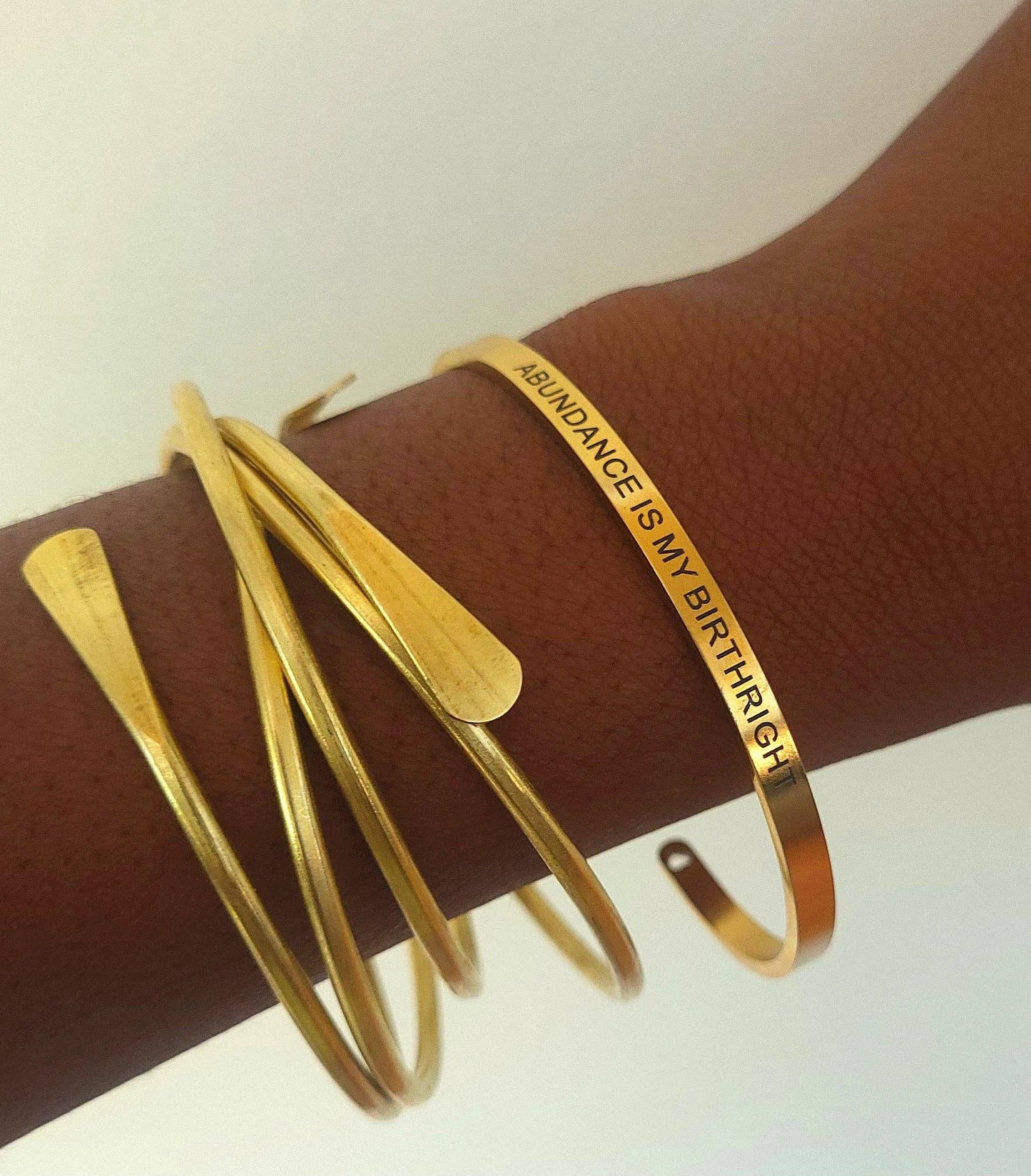 Abundance Is My Birthright Bangle