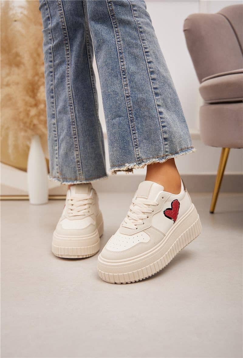 No Doubt Women's High Platform Fashion Sneaker