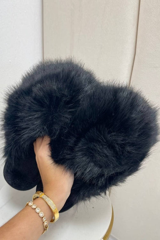 Faux Fur Fluffy Slippers