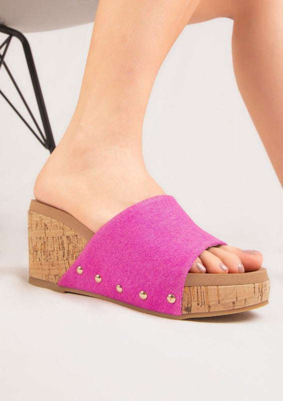 Blair Cork Wedge Sandal