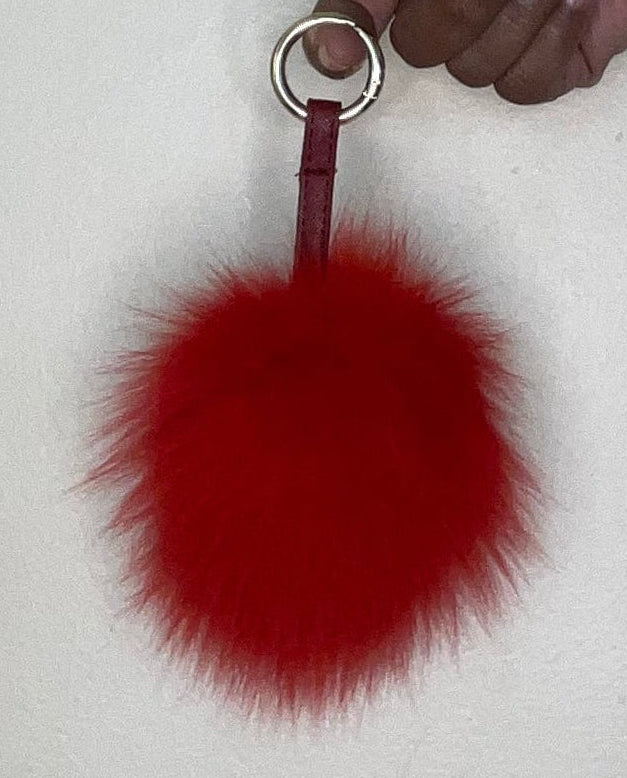 Fluffy Fur Pom Pom Keychain/Bag Charm
