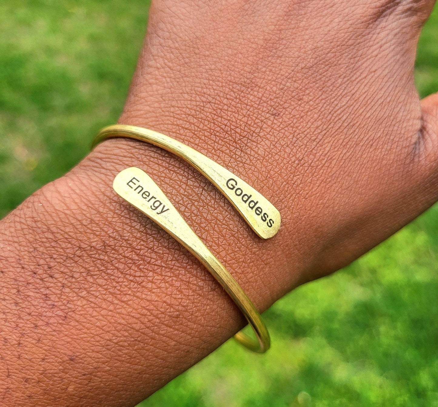 Goddess Energy Brass Bangle