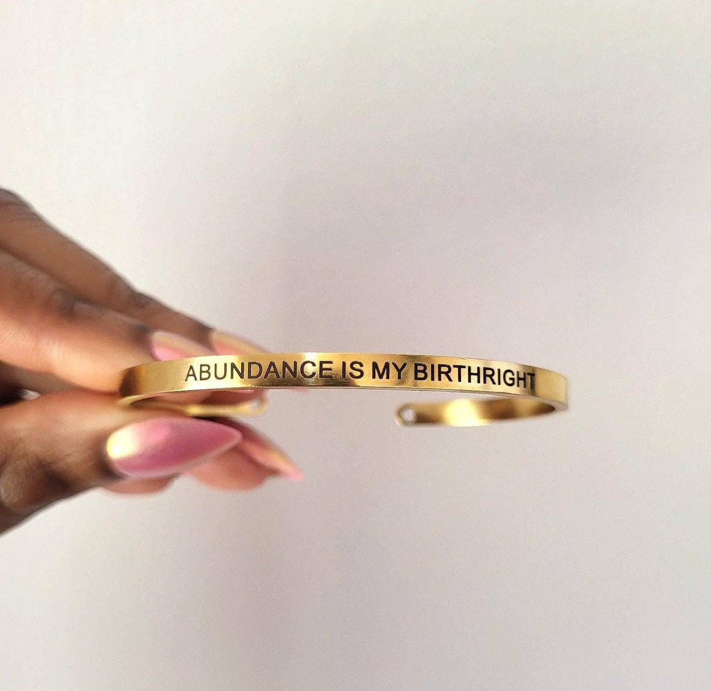 Abundance Is My Birthright Bangle