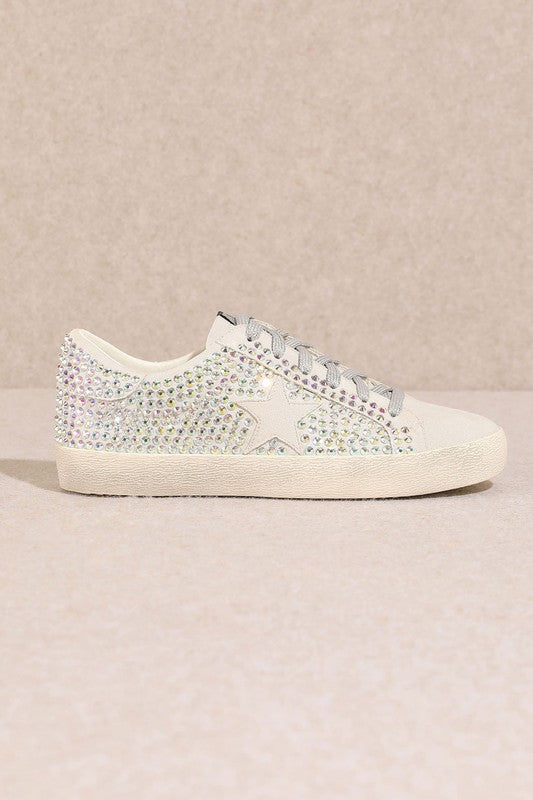 Glam Rhinestone Sneakers