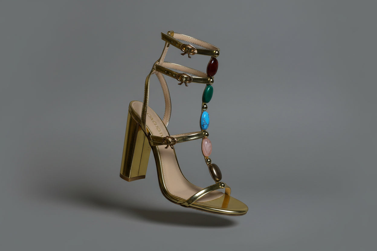Venus Block Heeled Gladitator Sandal