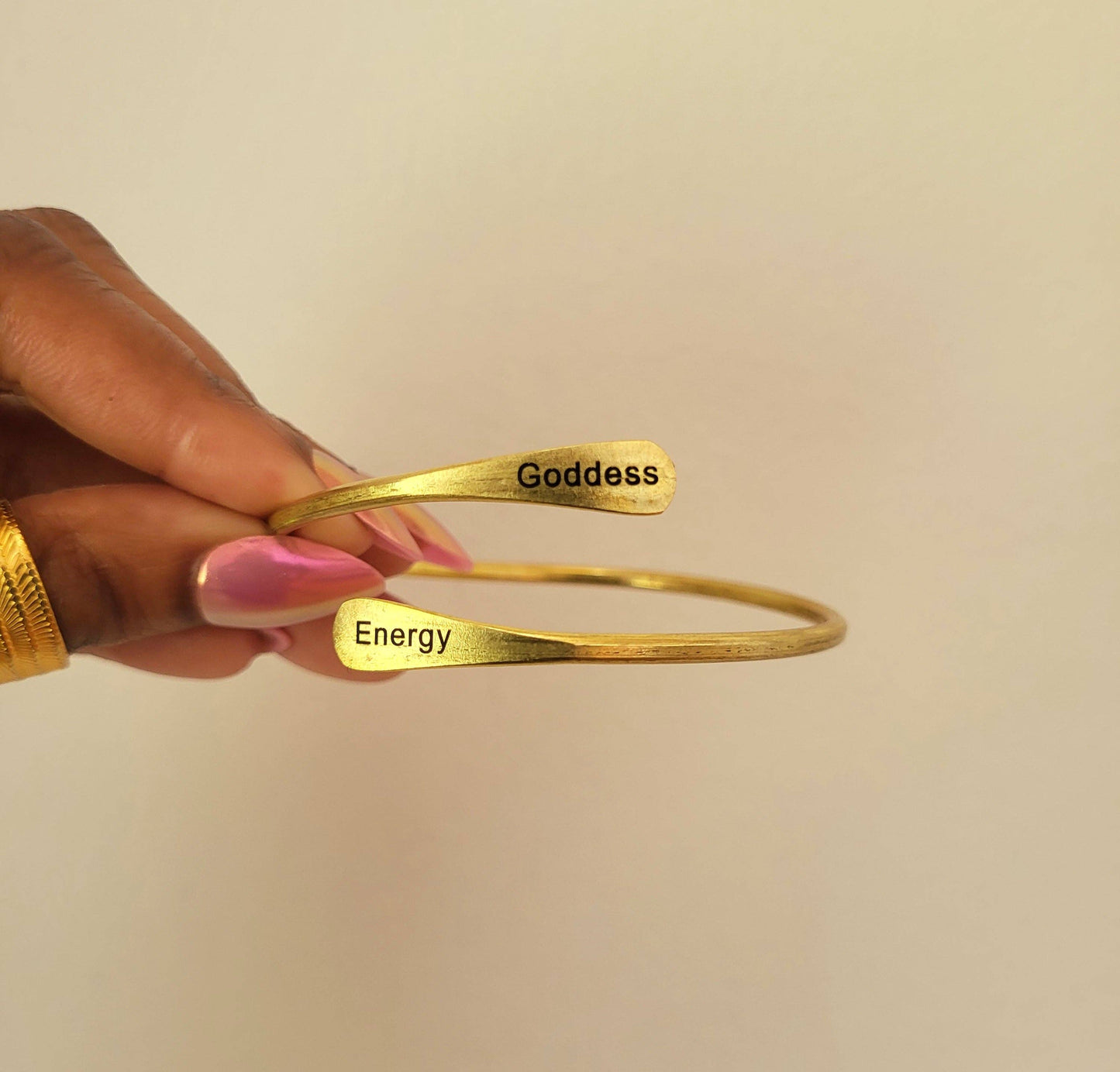 Goddess Energy Brass Bangle