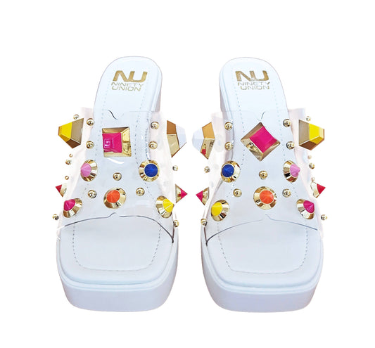 Palm Beach Multi Stones Wedge Sandal