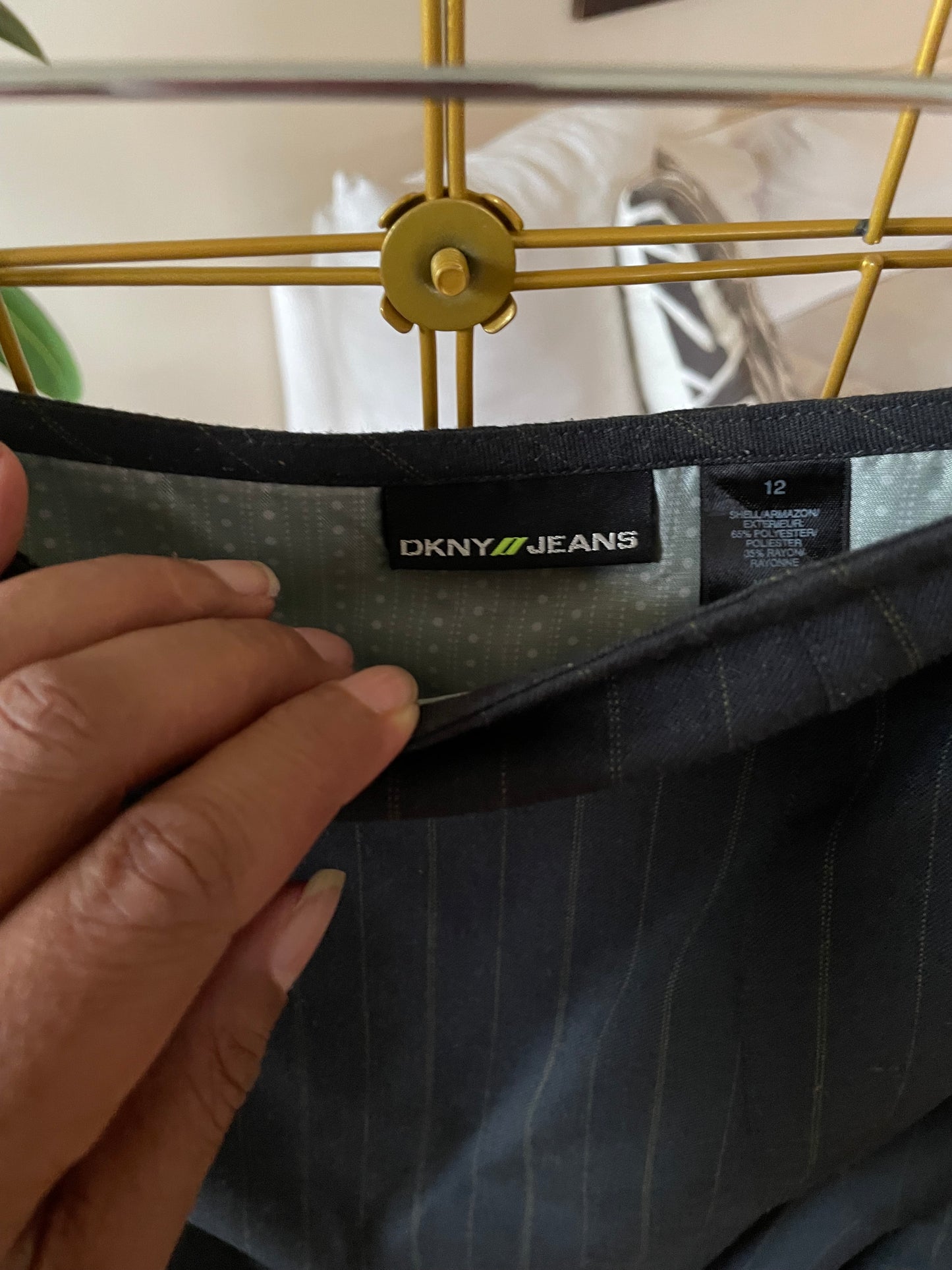 Pinstripe Trumpet Skirt - Resale