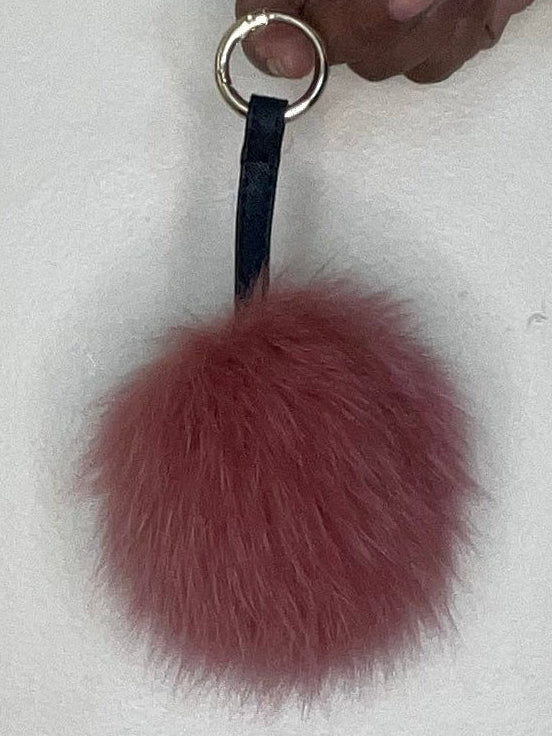 Fluffy Fur Pom Pom Keychain/Bag Charm