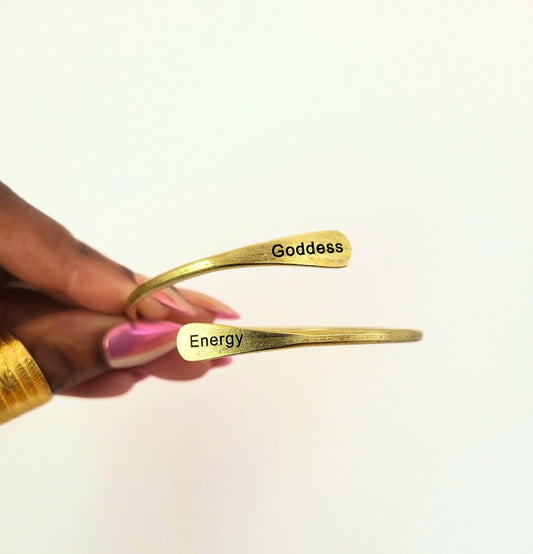 Goddess Energy Brass Bangle
