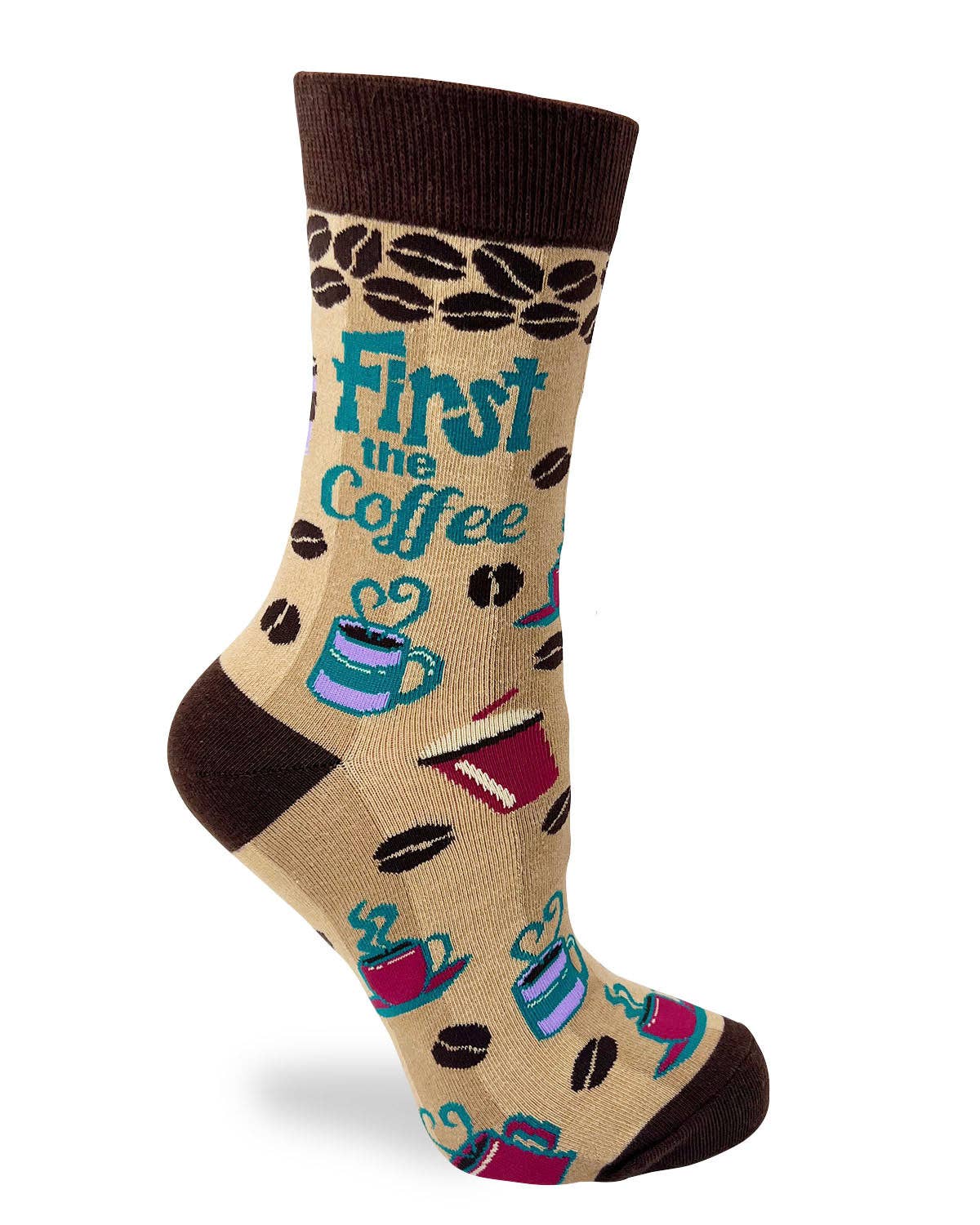 First the Coffee Then the Things Women's Crew Socks