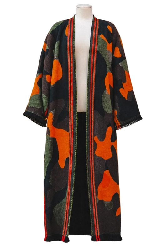 Rami Women's Camo Knit Duster