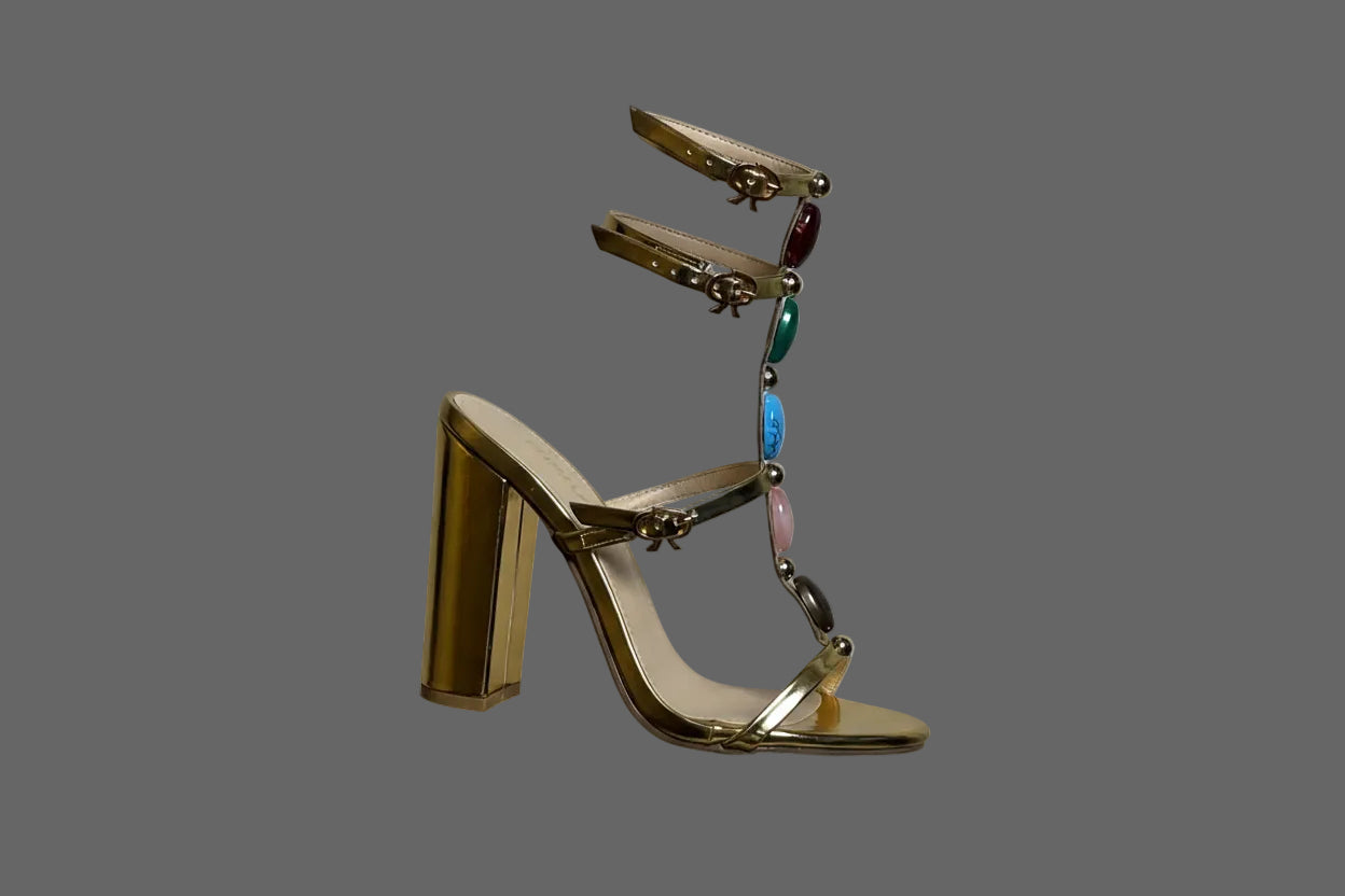Venus Block Heeled Gladitator Sandal