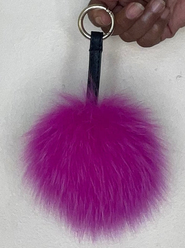 Fluffy Fur Pom Pom Keychain/Bag Charm