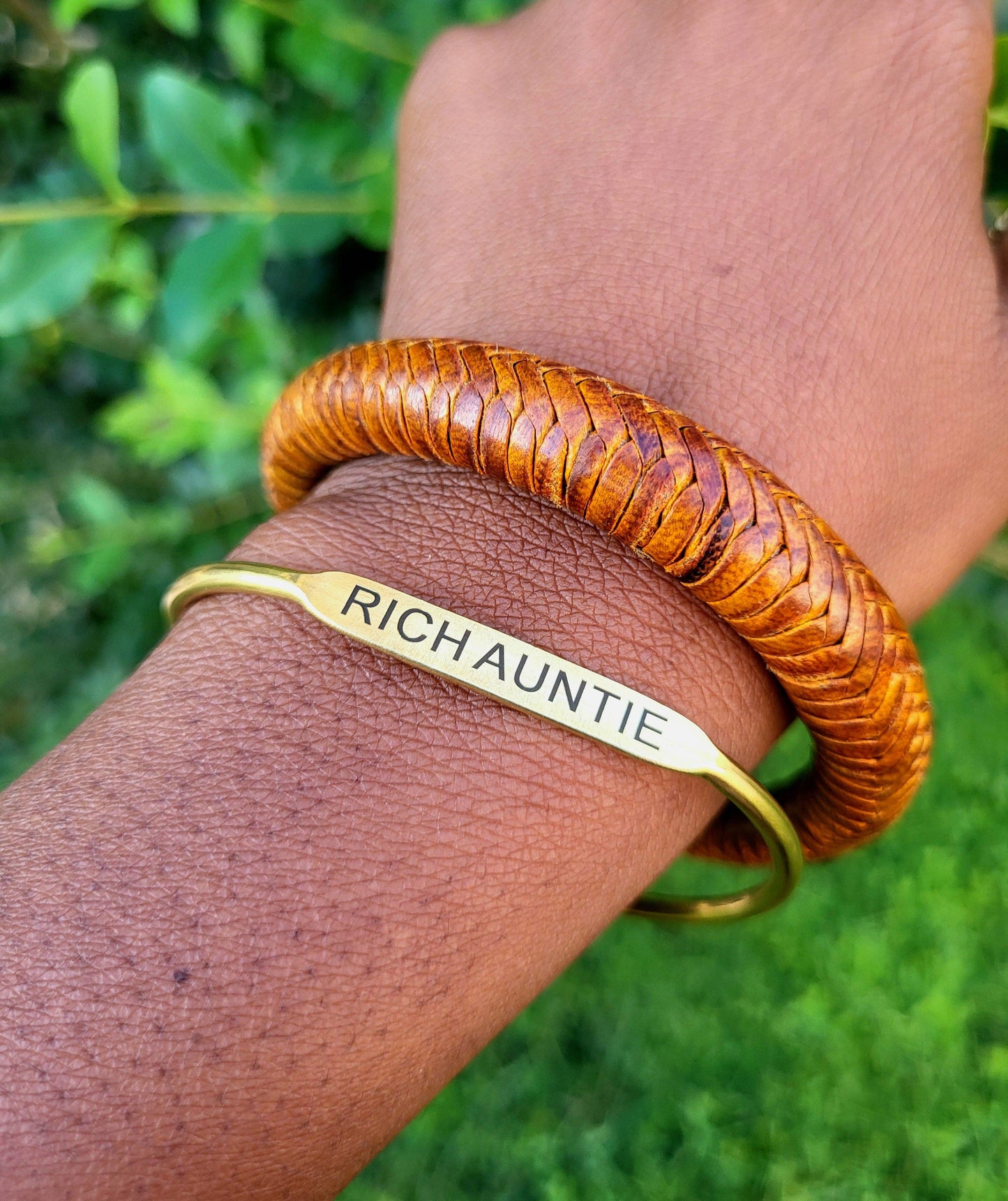 Brass Affirmation Bangles
