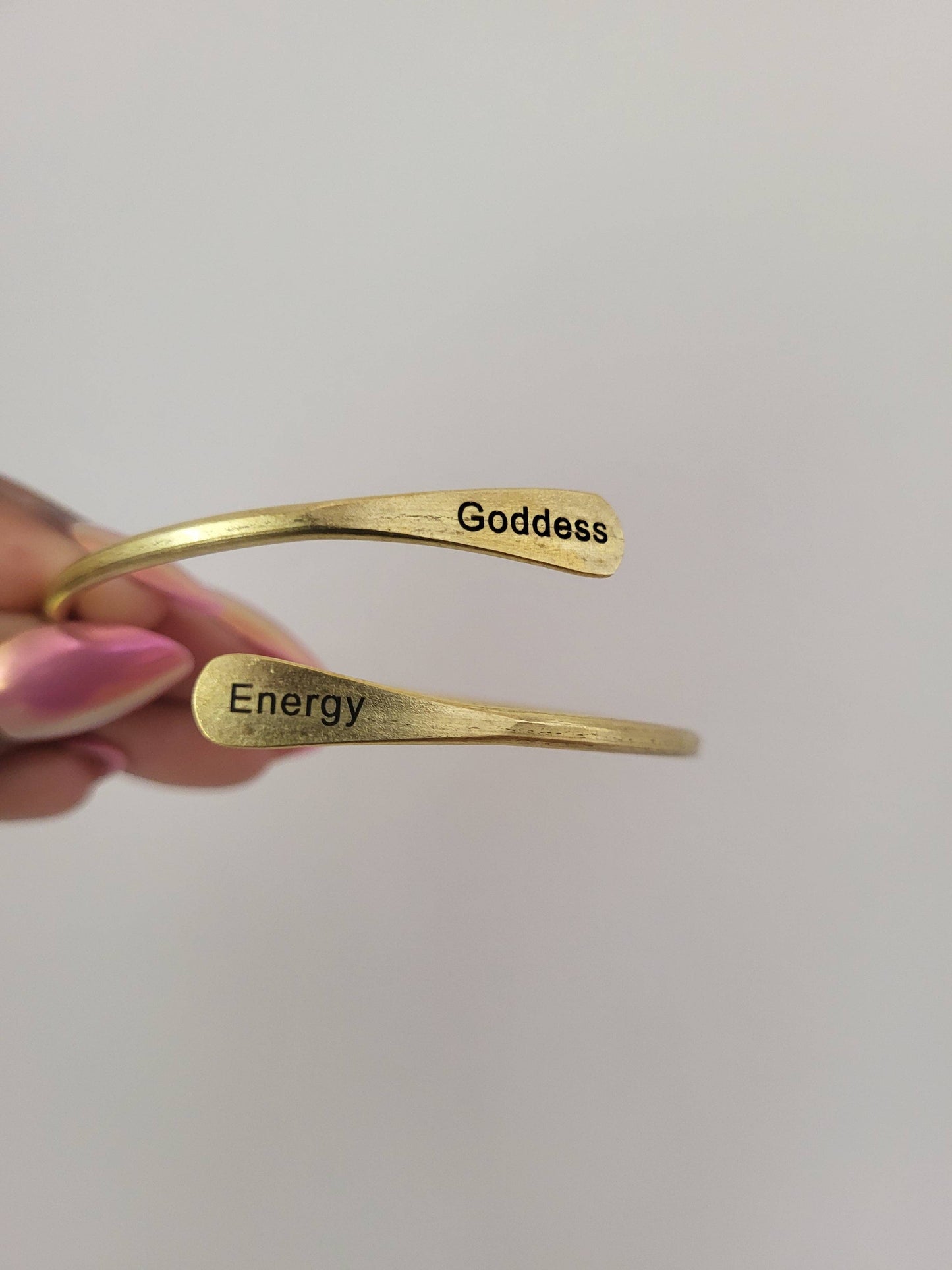 Goddess Energy Brass Bangle
