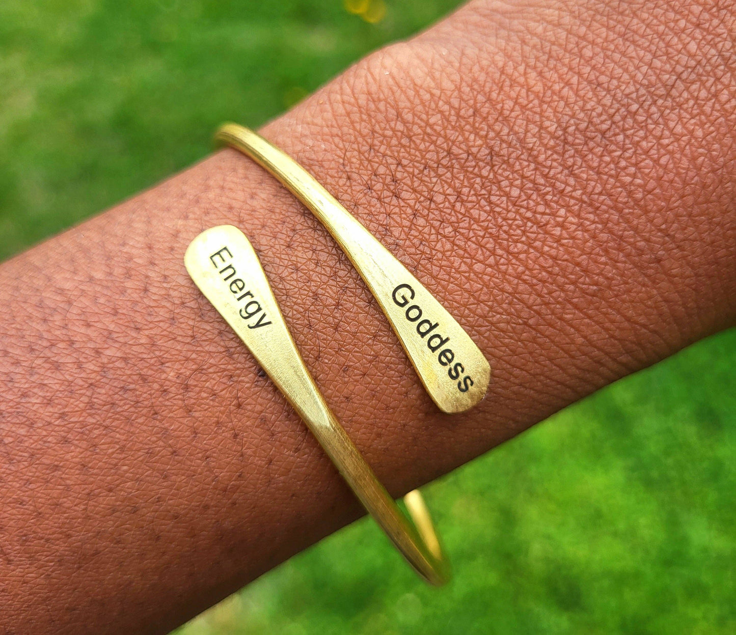 Goddess Energy Brass Bangle