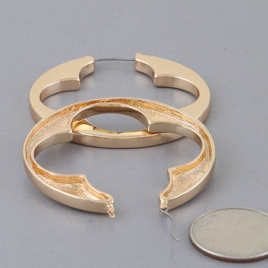Open Clover Frame Earrings