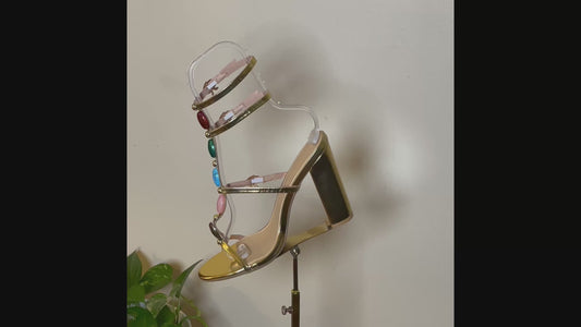 Venus Block Heeled Gladitator Sandal