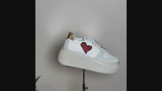 No Doubt Women's High Platform Fashion Sneaker